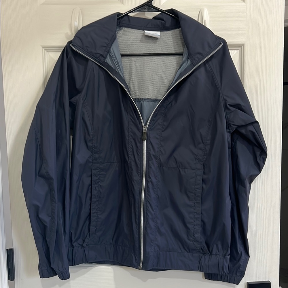 Columbia Men's Dark Blue Windbreaker
